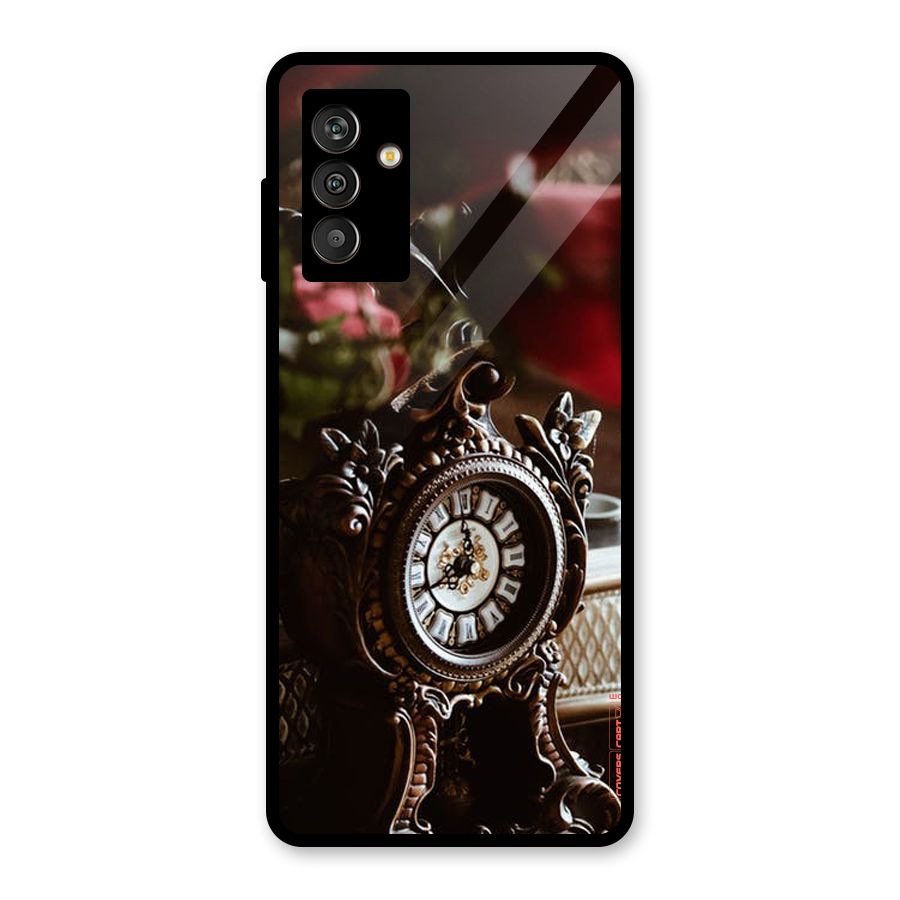 Ancient Clock Glass Back Case for Galaxy M13