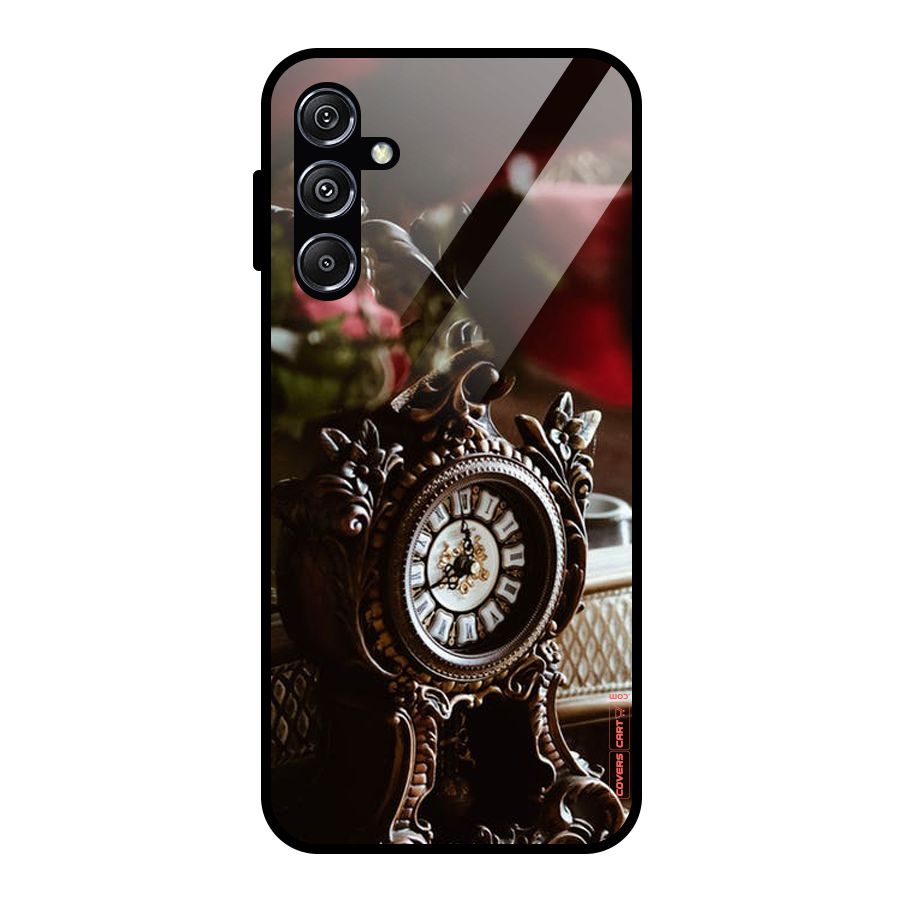 Ancient Clock Glass Back Case for Galaxy M34 5G