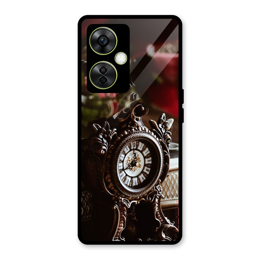Ancient Clock Glass Back Case for OnePlus Nord CE 3 Lite