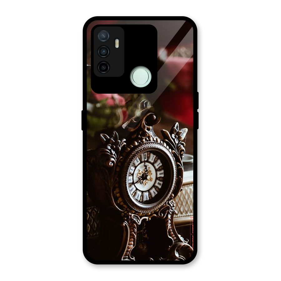Ancient Clock Glass Back Case for Oppo A53