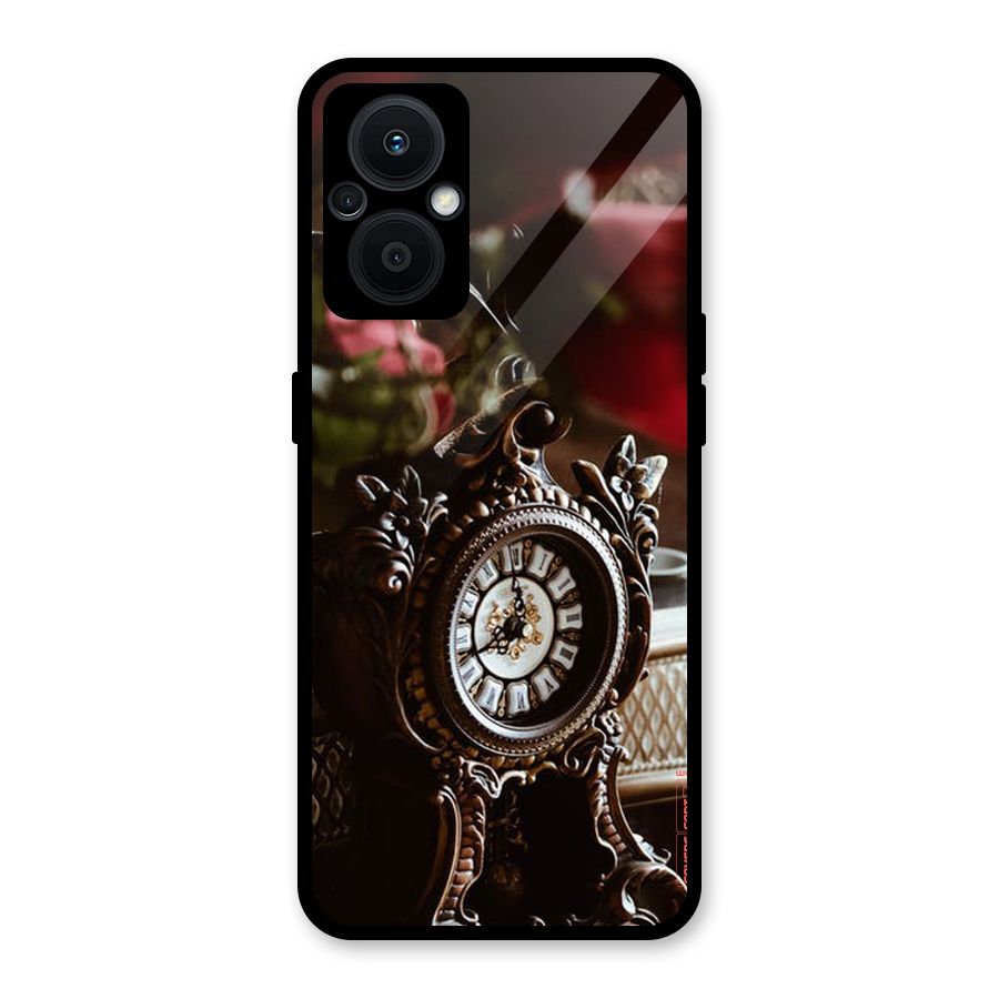 Ancient Clock Glass Back Case for Oppo F21s Pro 5G