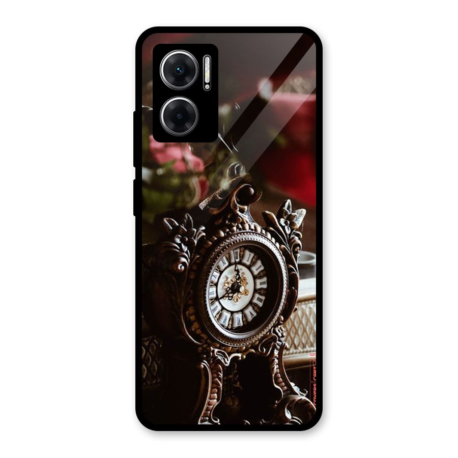 Ancient Clock Glass Back Case for Redmi 11 Prime 5G