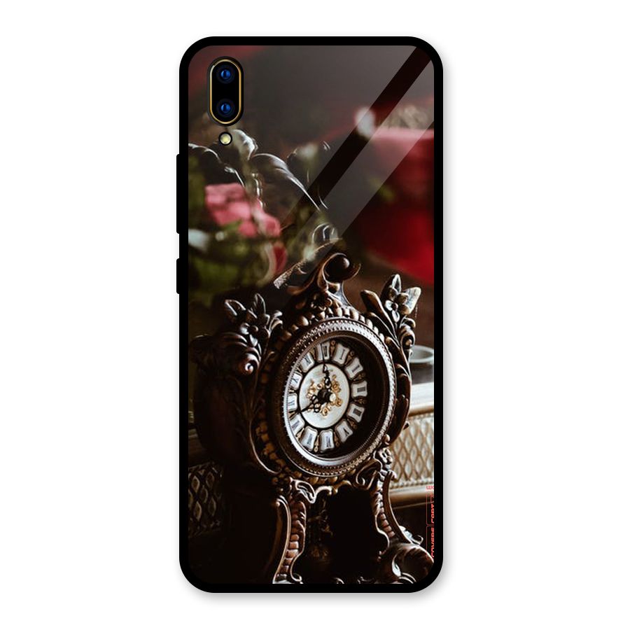 Ancient Clock Glass Back Case for Vivo V11 Pro