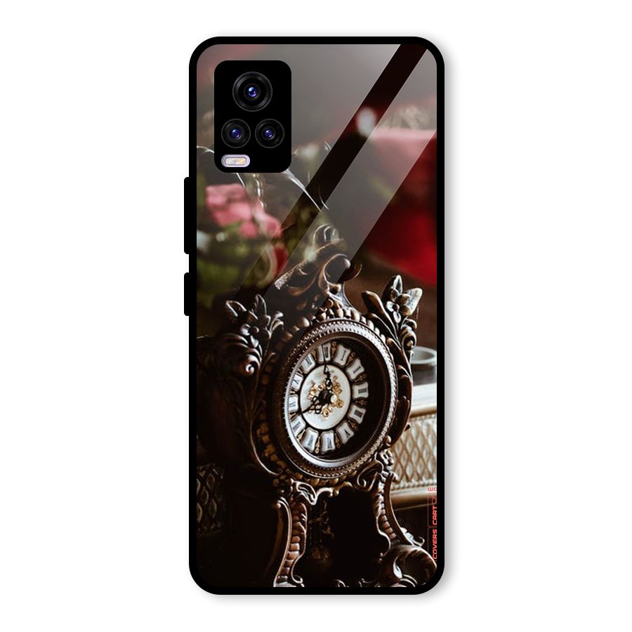 Ancient Clock Glass Back Case for Vivo V20 2021
