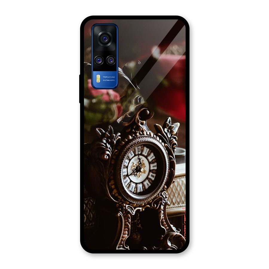 Ancient Clock Glass Back Case for Vivo Y31