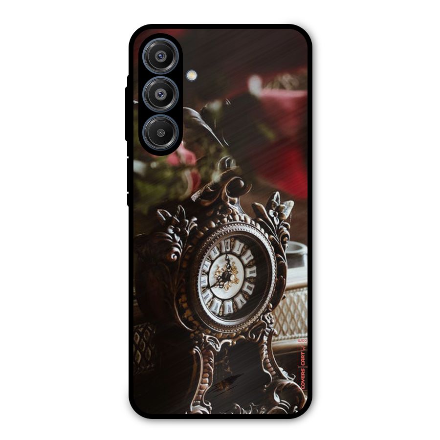 Ancient Clock Metal Back Case for Galaxy A16 5G