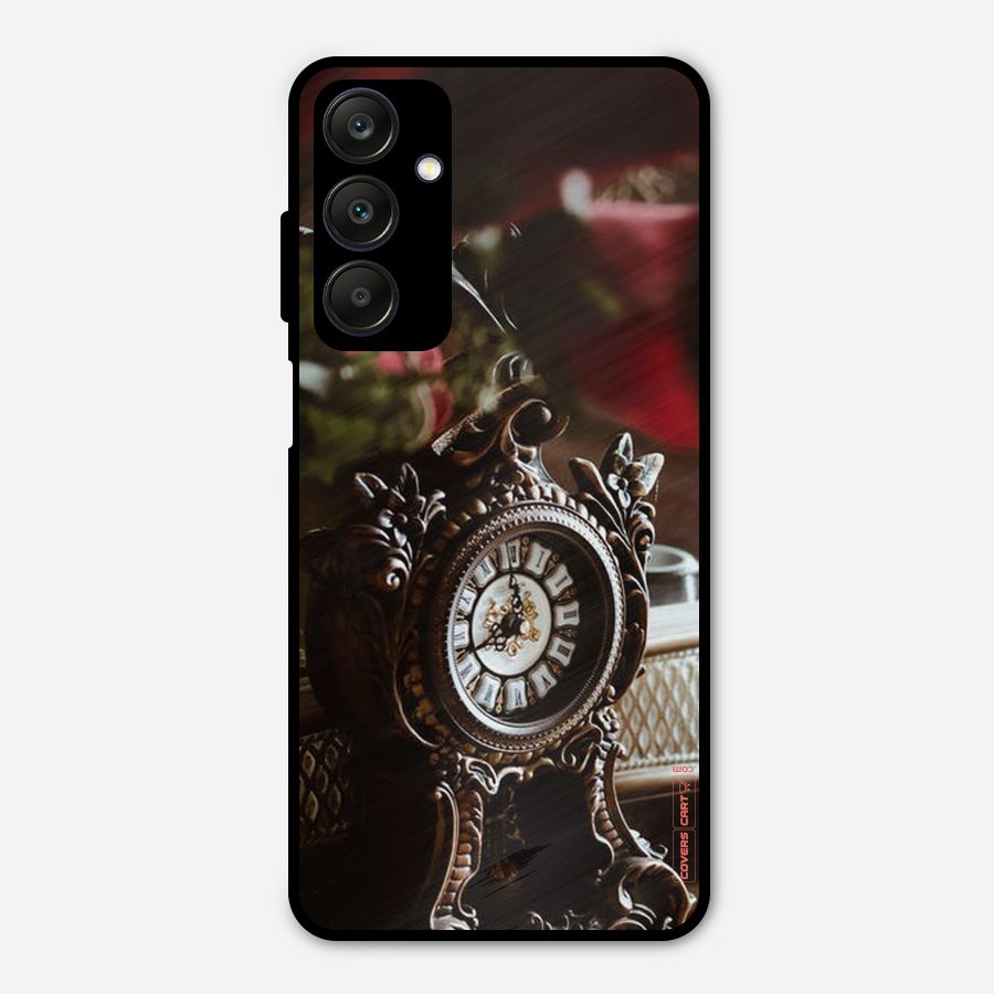Ancient Clock Metal Back Case for Galaxy A25 5G