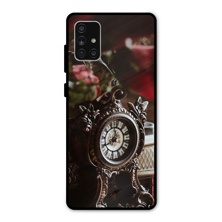 Ancient Clock Metal Back Case for Galaxy A71