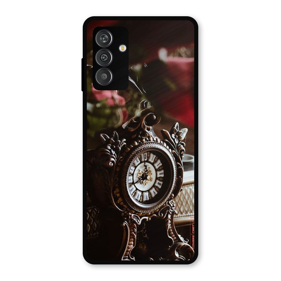 Ancient Clock Metal Back Case for Galaxy F13
