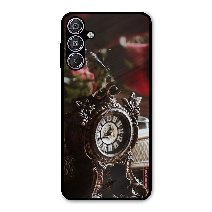 Ancient Clock Metal Back Case for Galaxy M15