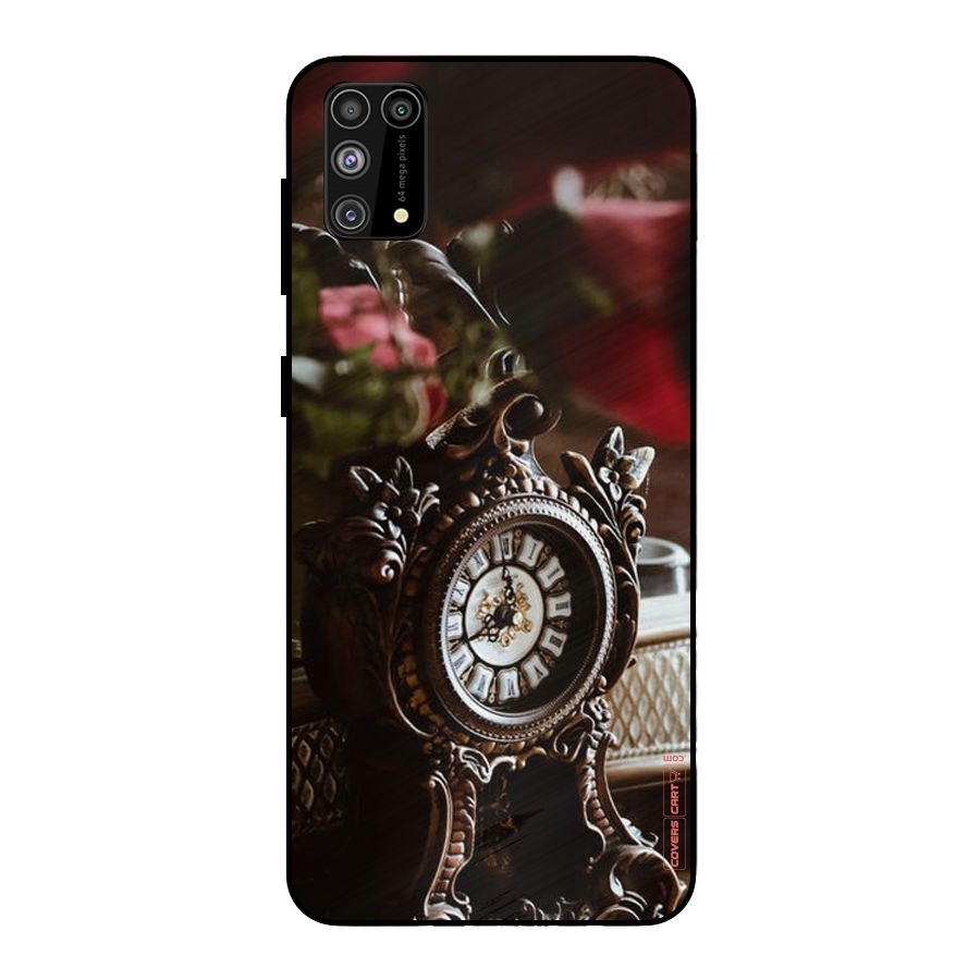 Ancient Clock Metal Back Case for Galaxy M31