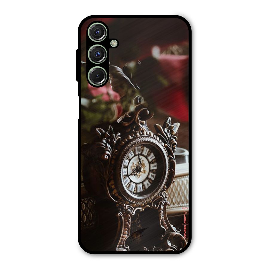 Ancient Clock Metal Back Case for Galaxy M34