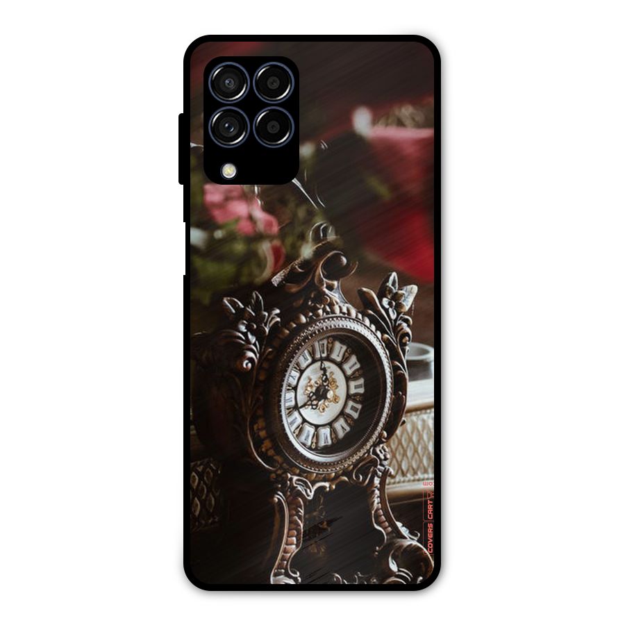 Ancient Clock Metal Back Case for Galaxy M53 5G
