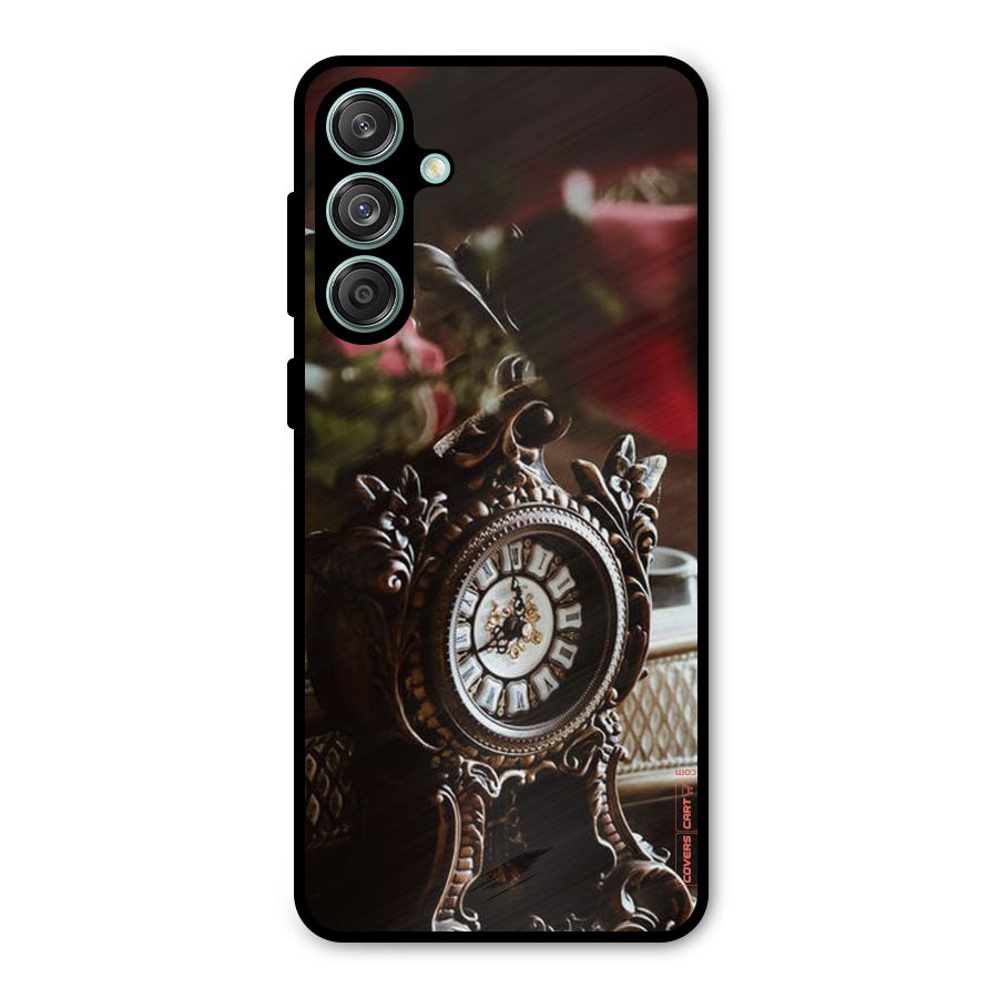 Ancient Clock Metal Back Case for Galaxy M55 5G
