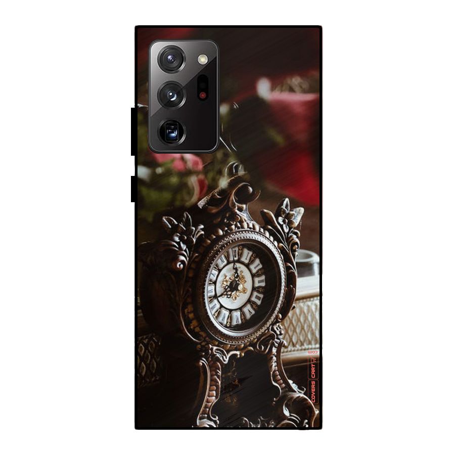 Ancient Clock Metal Back Case for Galaxy Note 20 Ultra