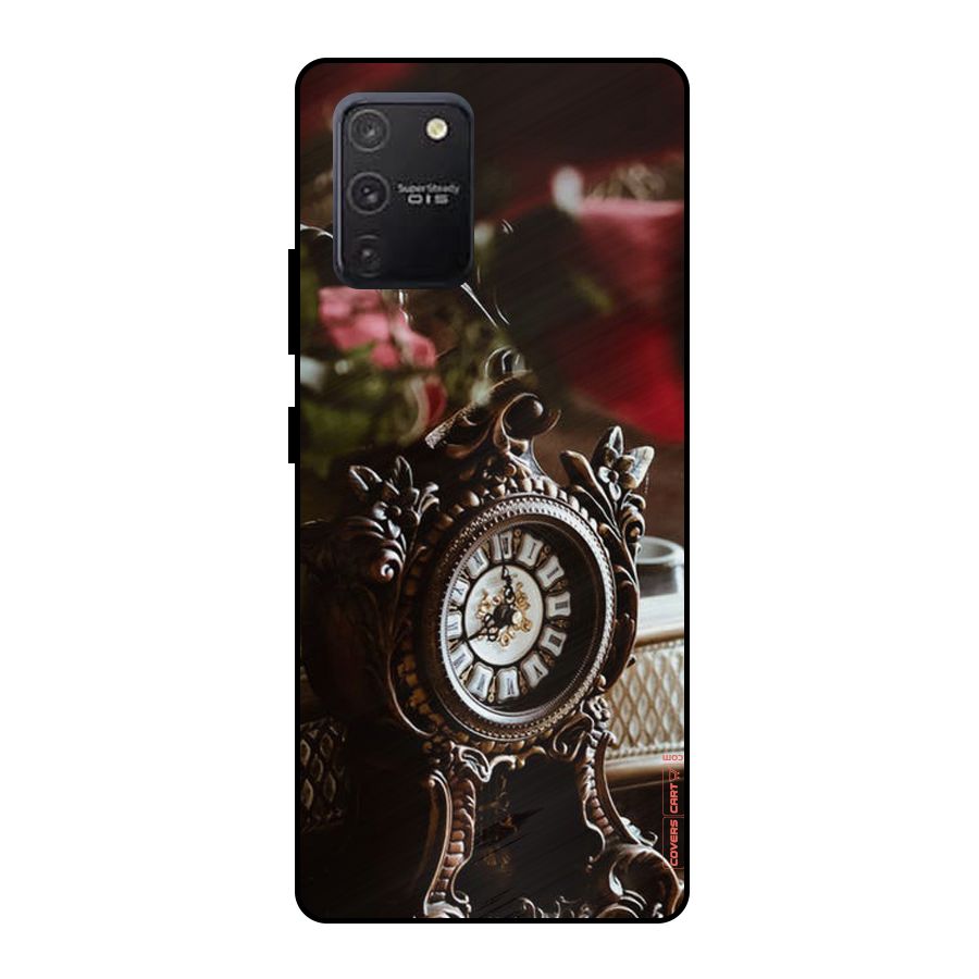 Ancient Clock Metal Back Case for Galaxy S10 Lite