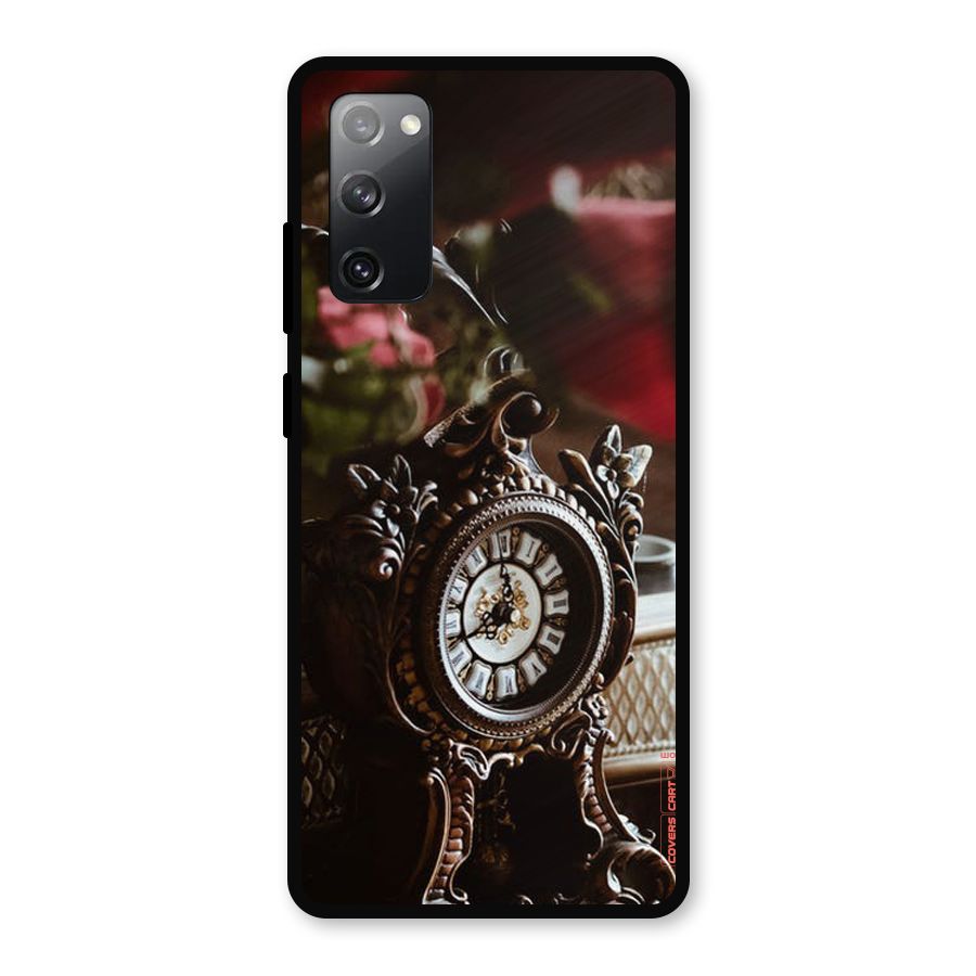 Ancient Clock Metal Back Case for Galaxy S20 FE 5G