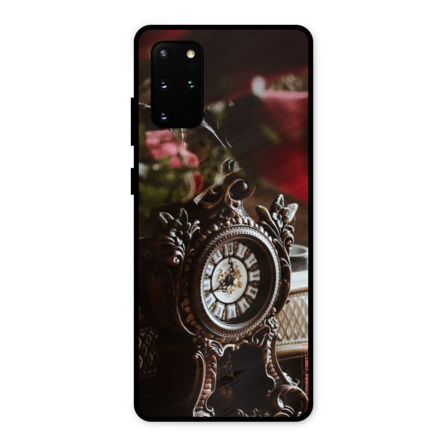 Ancient Clock Metal Back Case for Galaxy S20 Plus