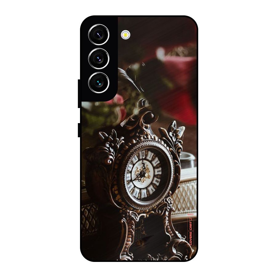 Ancient Clock Metal Back Case for Galaxy S22 5G