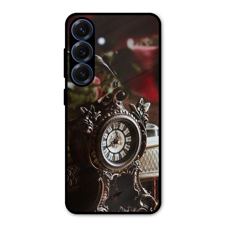 Ancient Clock Metal Back Case for Galaxy S25