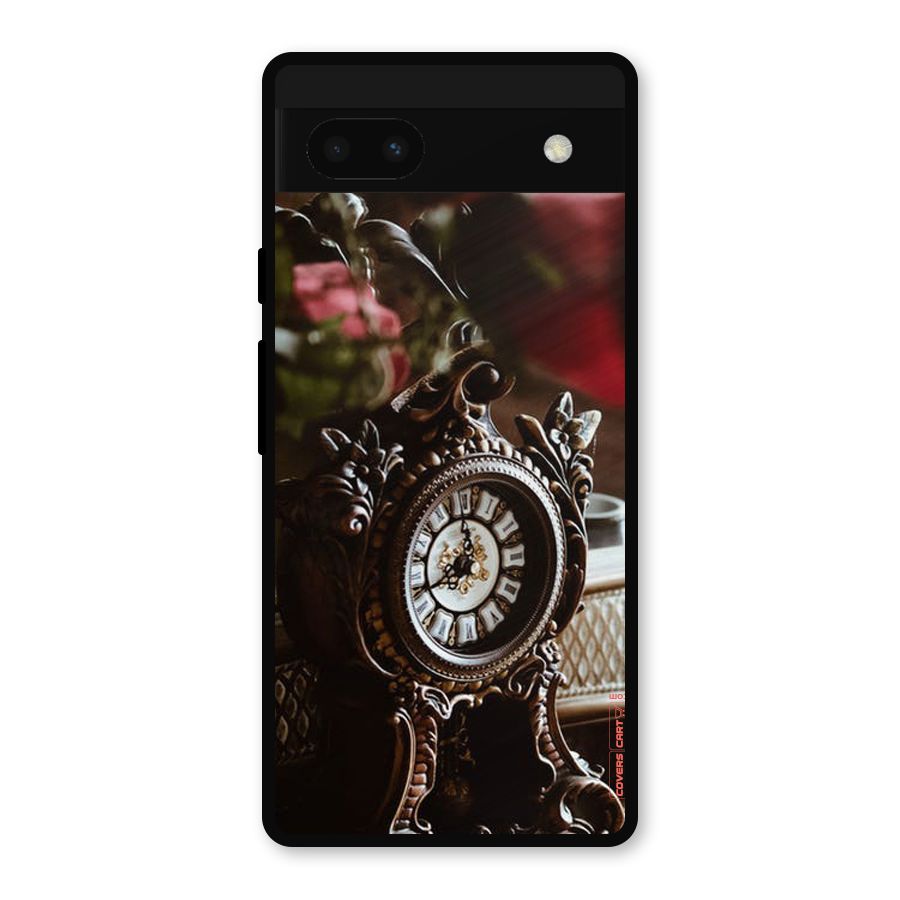 Ancient Clock Metal Back Case for Google Pixel 6a