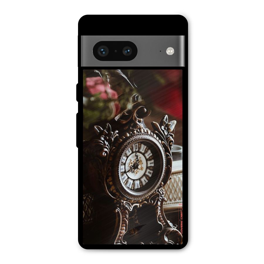 Ancient Clock Metal Back Case for Google Pixel 7