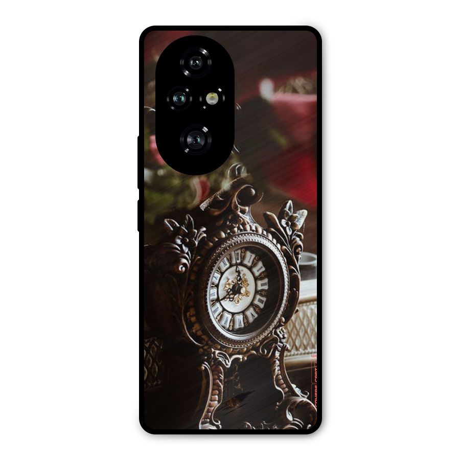 Ancient Clock Metal Back Case for Honor 200 Pro