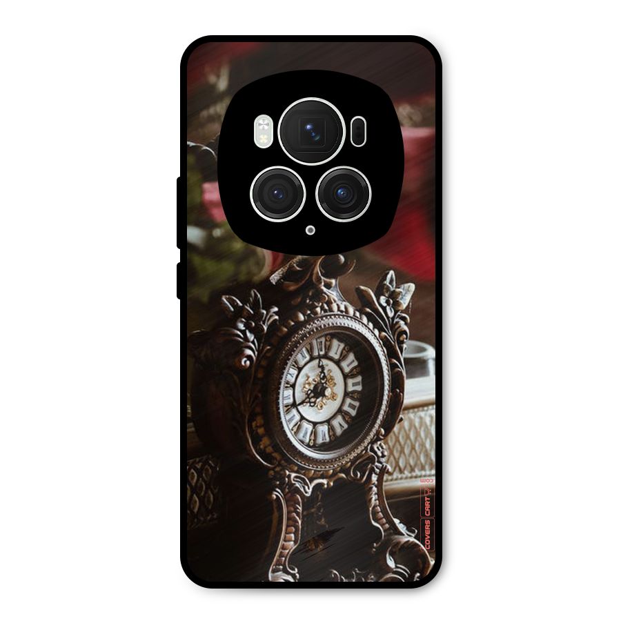 Ancient Clock Metal Back Case for Honor Magic6 Pro
