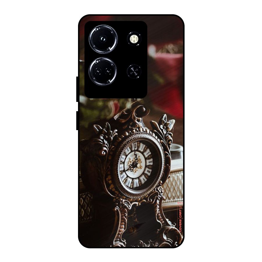Ancient Clock Metal Back Case for Infinix Note 30 5G