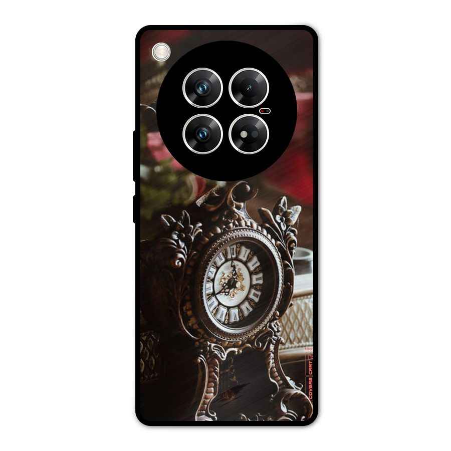 Ancient Clock Metal Back Case for Infinix Zero 40 5G
