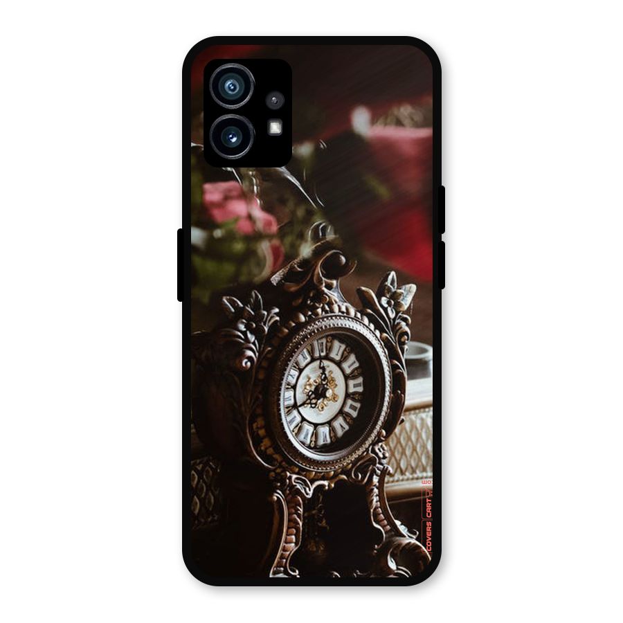 Ancient Clock Metal Back Case for Nothing Phone 1