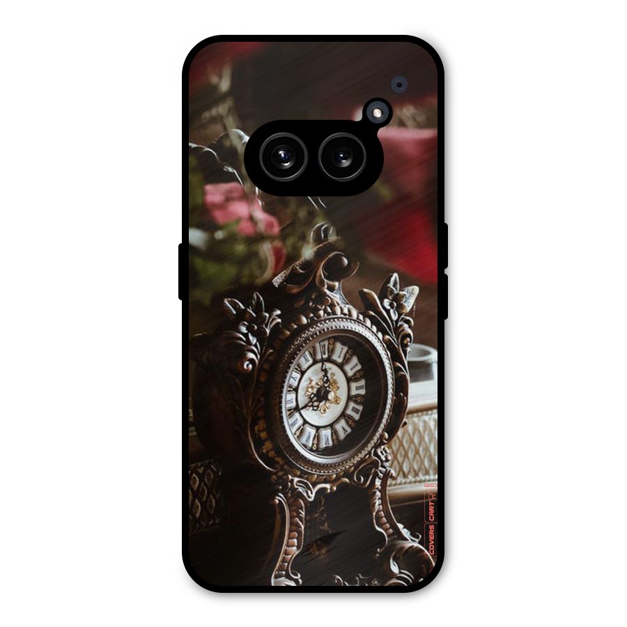 Ancient Clock Metal Back Case for Nothing Phone 2a Plus