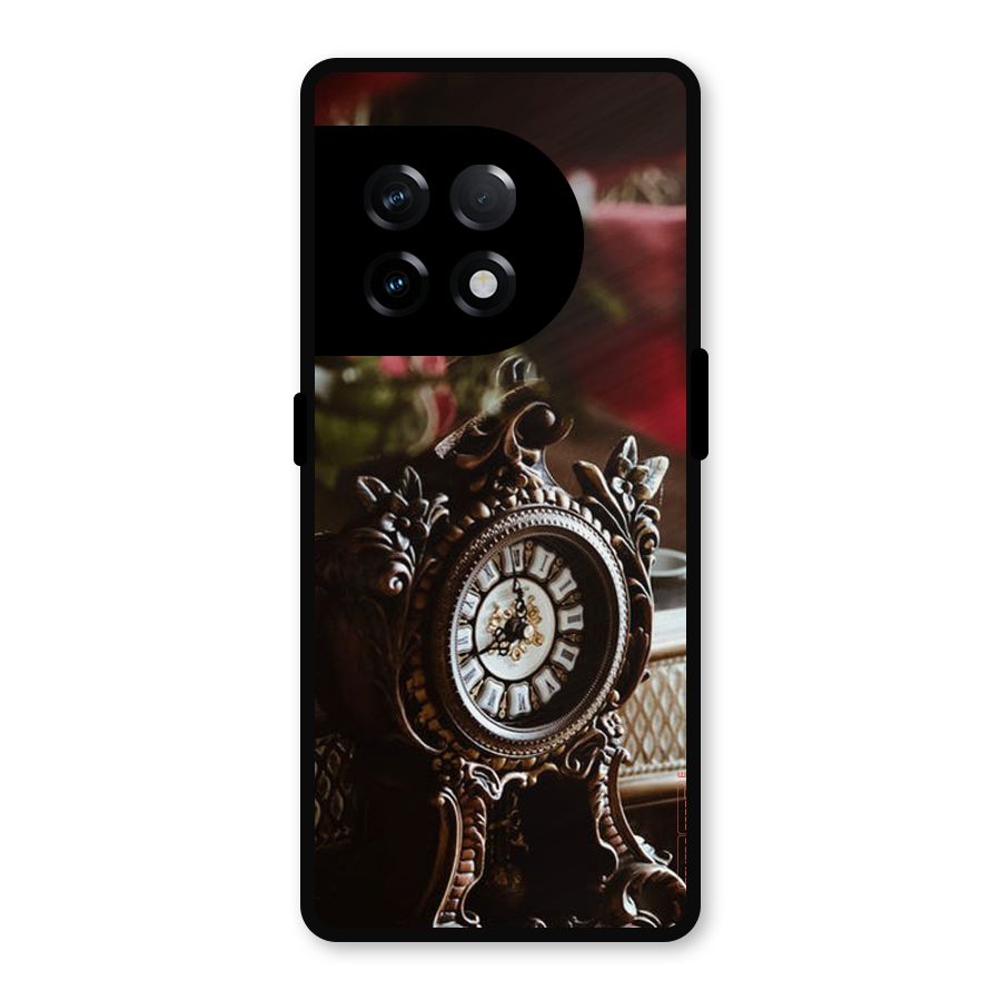 Ancient Clock Metal Back Case for OnePlus 11R