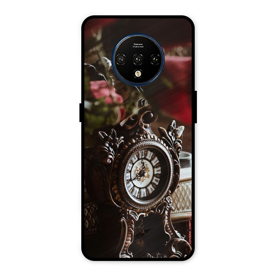 Ancient Clock Metal Back Case for OnePlus 7T