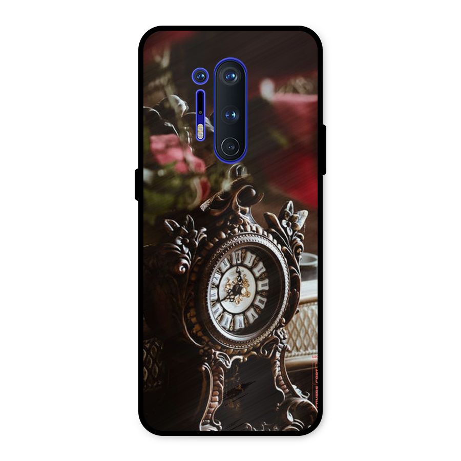 Ancient Clock Metal Back Case for OnePlus 8 Pro