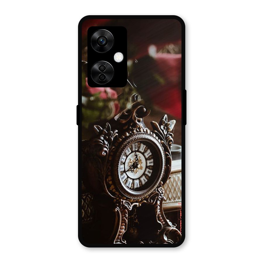 Ancient Clock Metal Back Case for OnePlus Nord CE 3 Lite