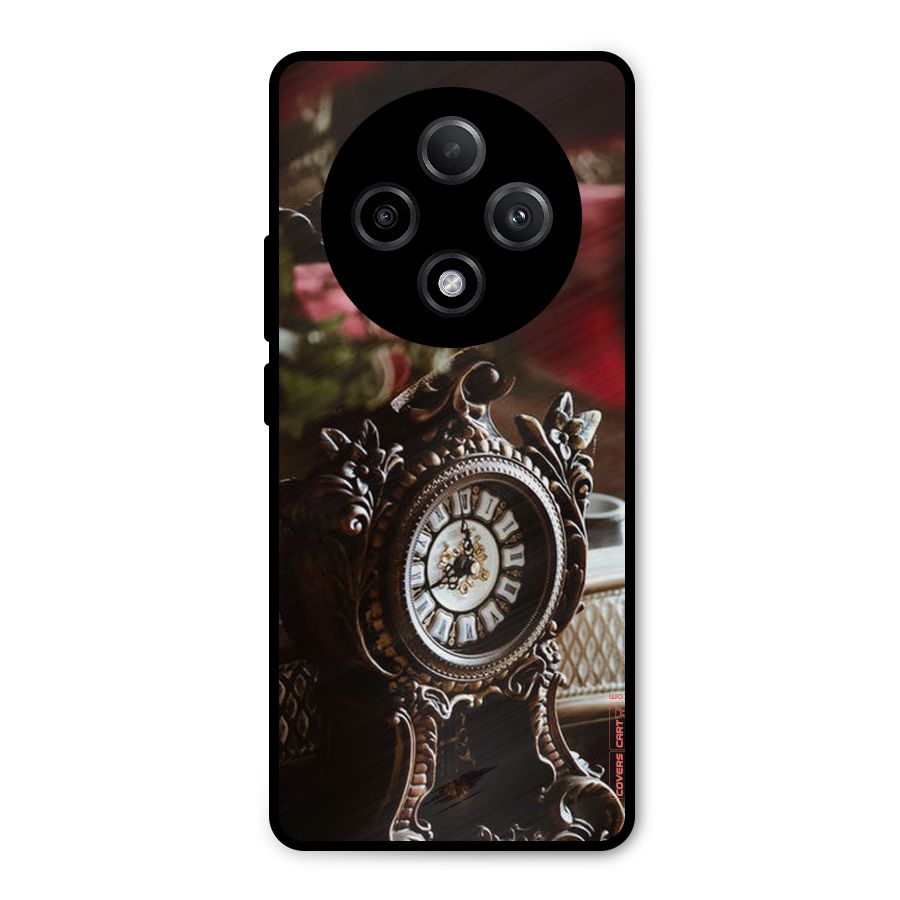 Ancient Clock Metal Back Case for Oppo F27 Pro Plus