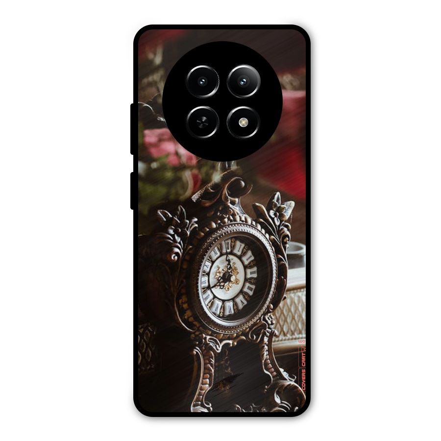 Ancient Clock Metal Back Case for Realme 12 5G
