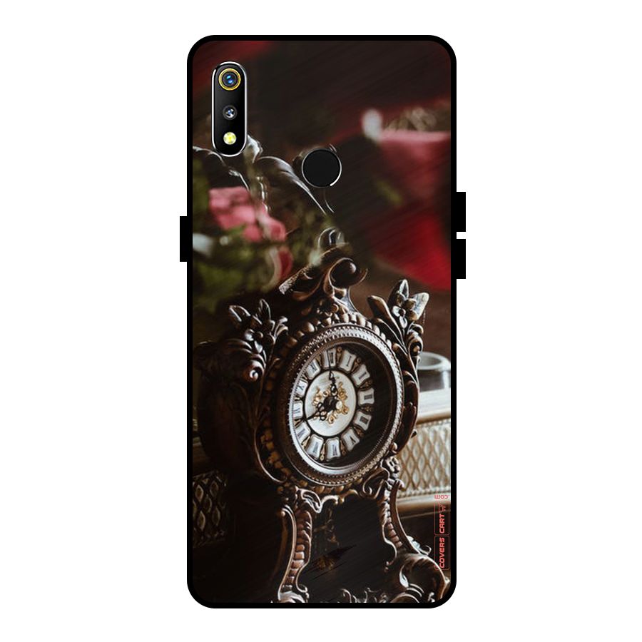 Ancient Clock Metal Back Case for Realme 3i