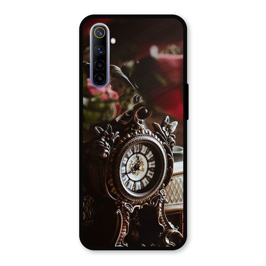 Ancient Clock Metal Back Case for Realme 6i