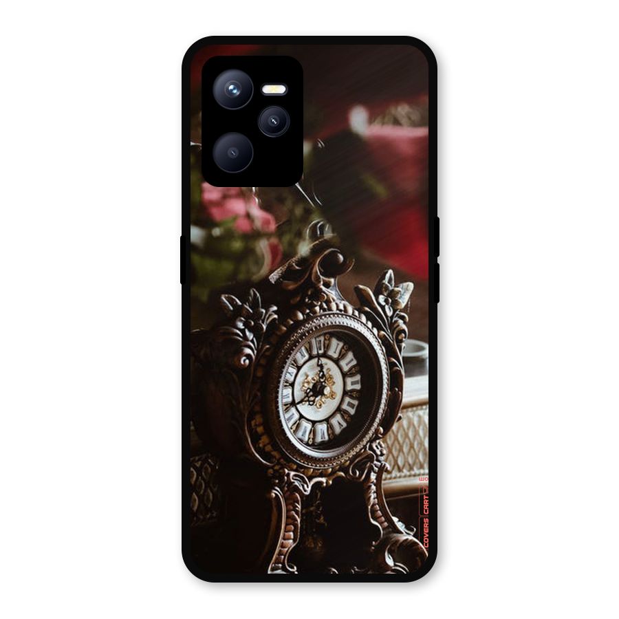 Ancient Clock Metal Back Case for Realme C35