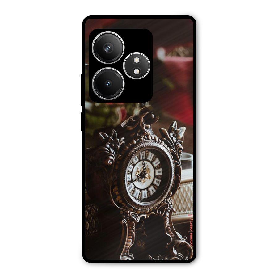 Ancient Clock Metal Back Case for Realme GT 6T