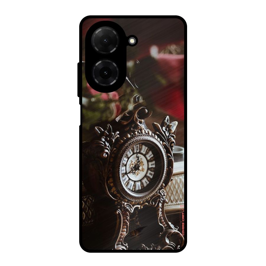 Ancient Clock Metal Back Case for Redmi A5 4G