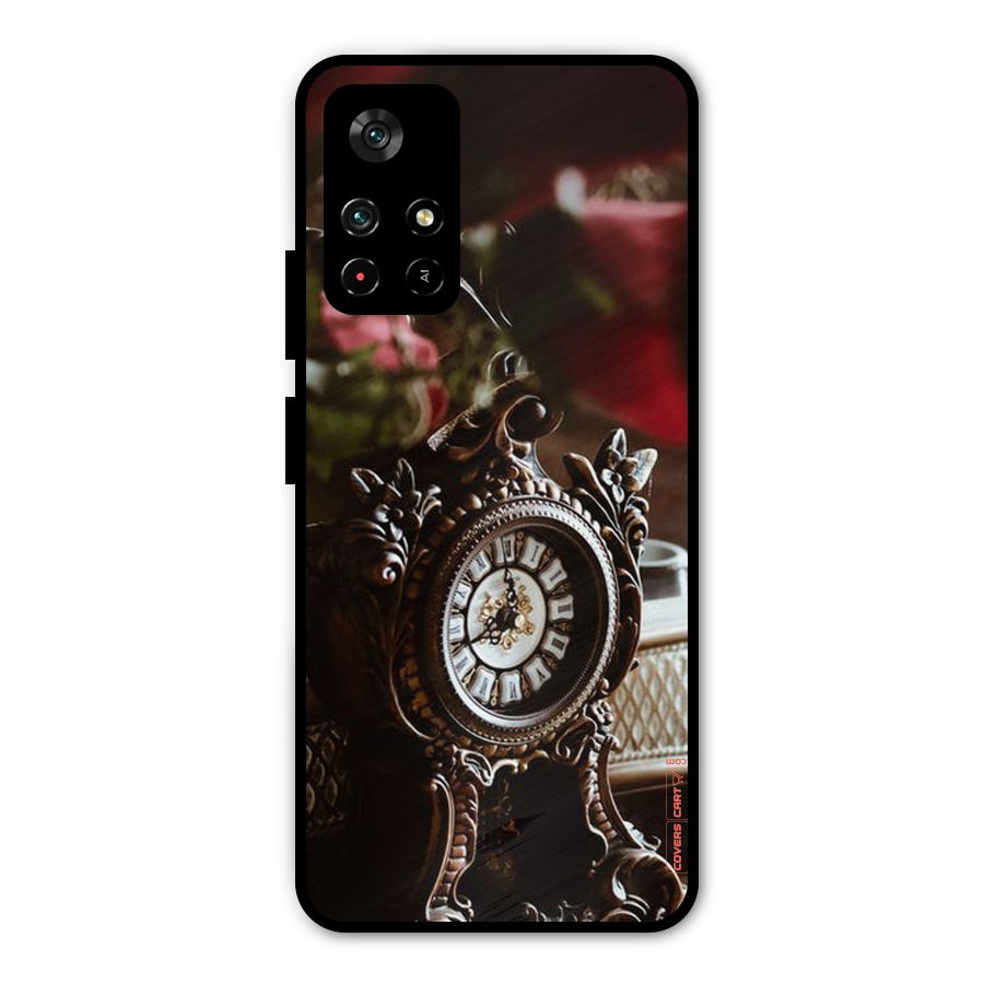 Ancient Clock Metal Back Case for Redmi Note 11T 5G