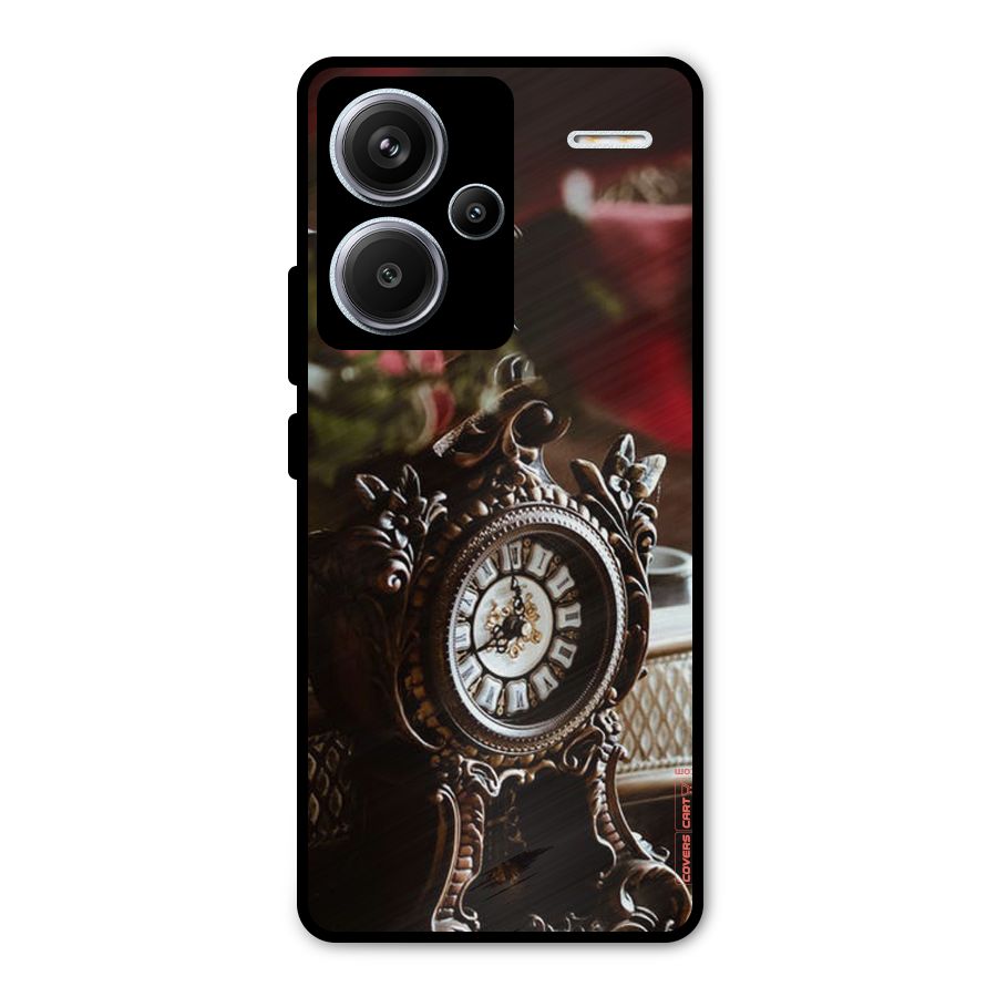 Ancient Clock Metal Back Case for Redmi Note 13 Pro Plus