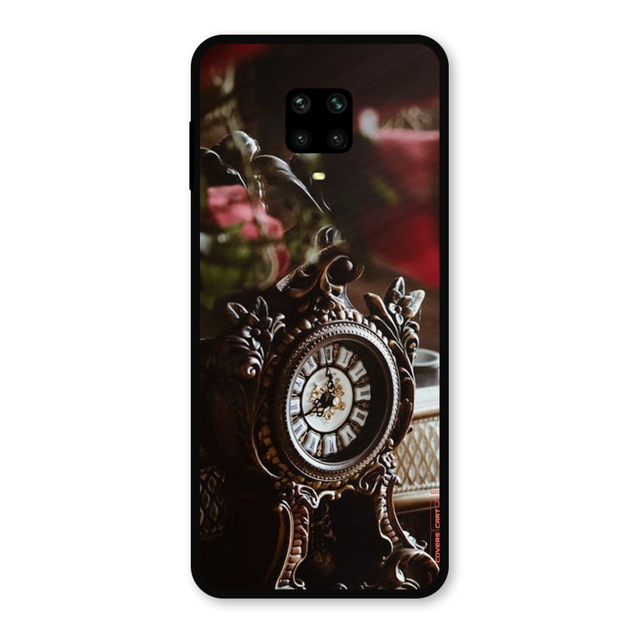 Ancient Clock Metal Back Case for Redmi Note 9 Pro