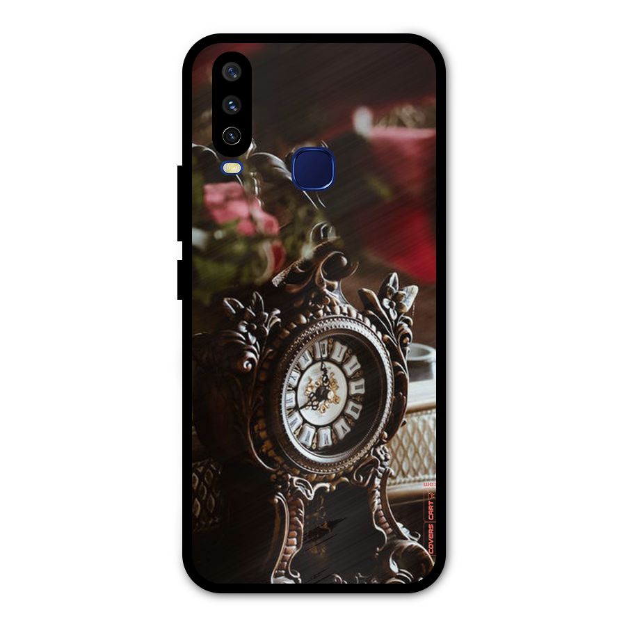 Ancient Clock Metal Back Case for Vivo V17