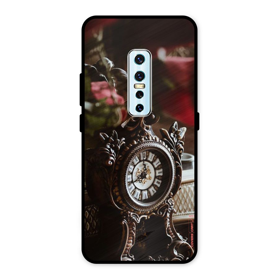 Ancient Clock Metal Back Case for Vivo V17 Pro