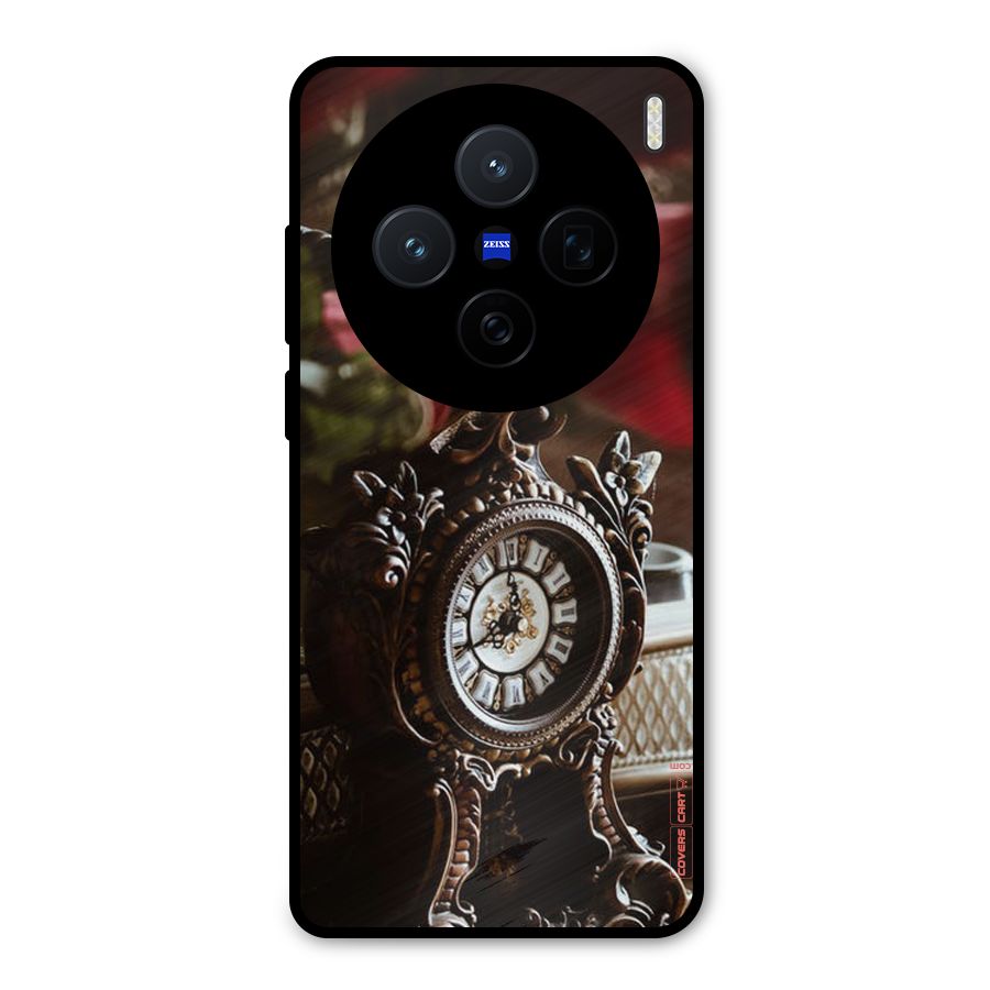 Ancient Clock Metal Back Case for Vivo X200