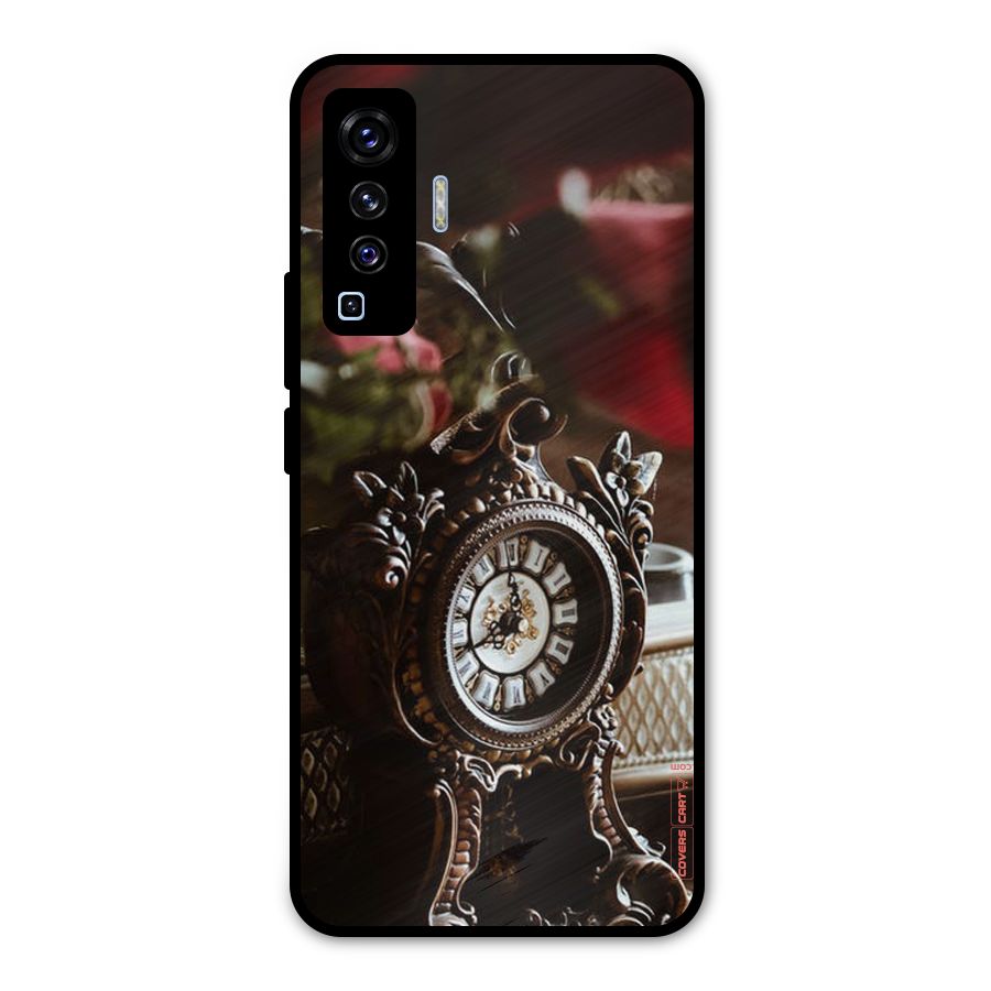 Ancient Clock Metal Back Case for Vivo X50